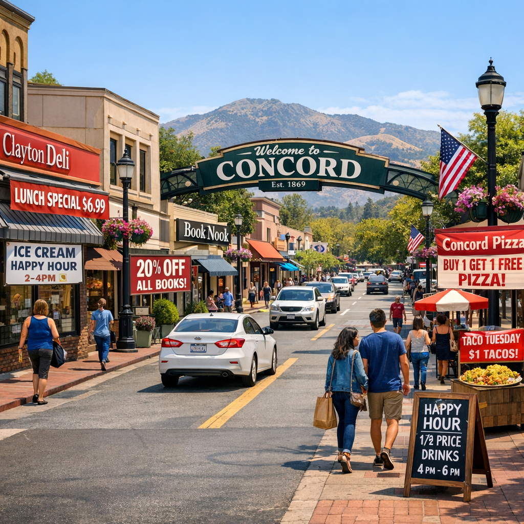 Discover Ongoing Deals and Offers from Concord’s Local Businesses