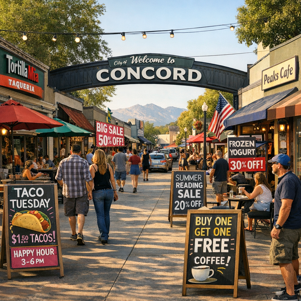 Discover Exclusive Deals from Concord’s Local Businesses