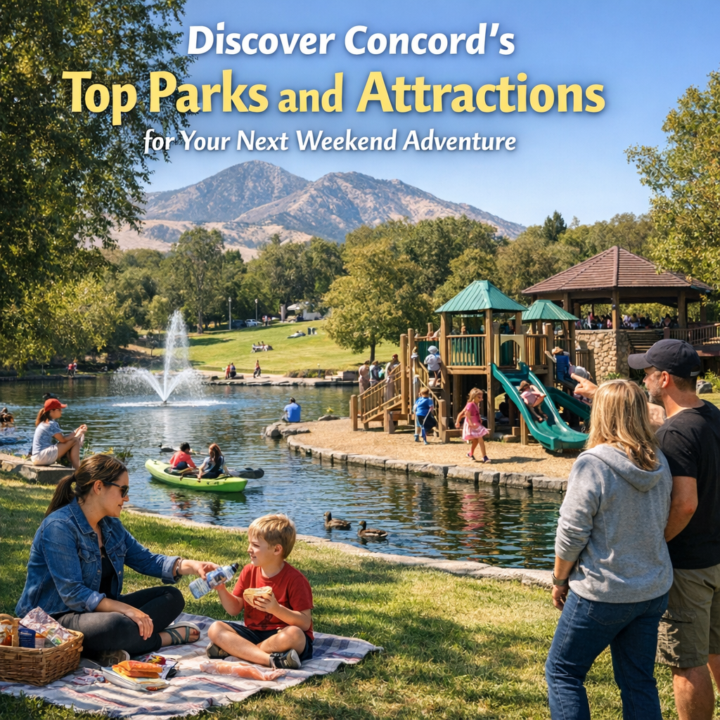 Discover Concord’s Top Parks and Attractions for Your Next Weekend Adventure